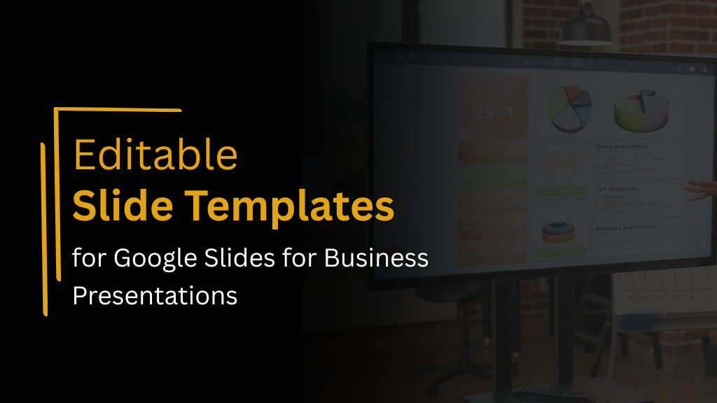 An Image That Shows Editable Slide Templates for Google Slides for businesses