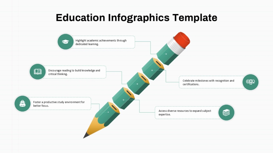 An Image that shows a Education Themed PowerPoint Template. Find Free Google Slides themes designed for business meetings, education presentations