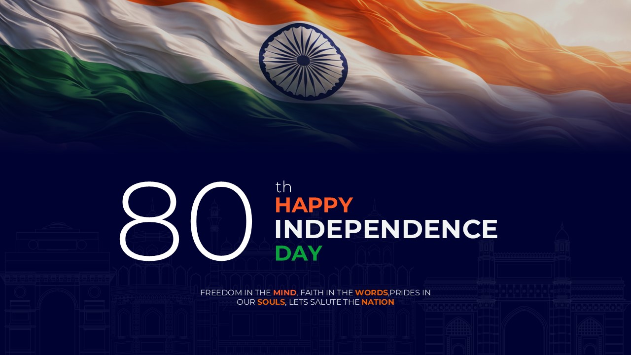 An Image That Shows a Free Independence Day Template for PowerPoint and Google Slides