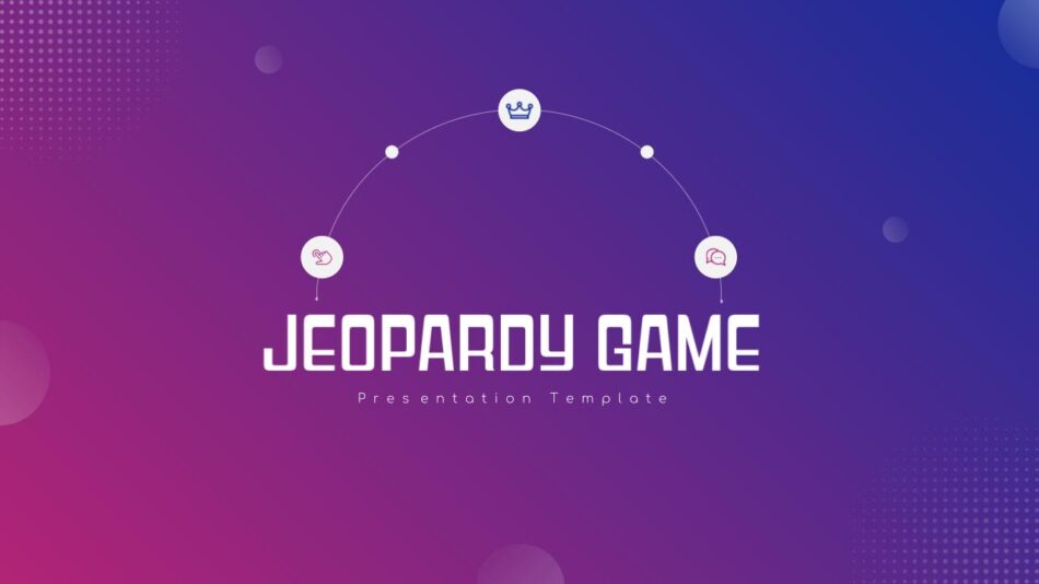 An Image That Shows Jeopardy Game Template for Google Slides, Download Professional PowerPoint Templates for free