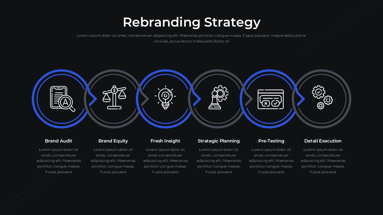 An Image that Shows a Rebranding Strategy Template for PowerPoint and Google Slides