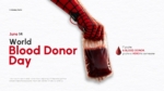 An Image That Shows a Free World Blood Donor Day Template