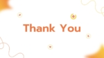 Thank you closing slide for a personal health tracker presentation featuring minimalist wellness icons and a clean modern healthcare presentation design.