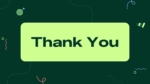 Thank You closing slide for a media planning presentation featuring a modern professional design, bold typography, and presentation ending layout for PowerPoint and Google Slides.