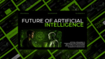 Future of Artificial Intelligence presentation template with a futuristic black and neon green design, featuring human and AI interaction, technology dashboards, data-driven slides, and editable layouts for PowerPoint and Google Slides.