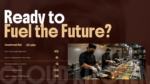 Investment Ask slide for a Cloud Kitchen Business Plan PowerPoint and Google Slides template featuring funding requirements, budget allocation, startup costs, and investor-ready financial overview with commercial kitchen visuals.