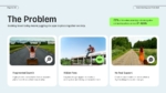 Travel Booking App Pitch Deck problem slide highlighting fragmented search, hidden fees, and lack of customer support with editable layouts for PowerPoint and Google Slides startup presentations.
