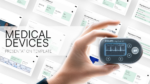 Medical Devices Presentation Template for PowerPoint and Google Slides featuring healthcare technology, product development, and medical device market slides.