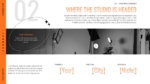 Executive summary slide outlining the photography studio's location, specialty, brand promise, and business direction.